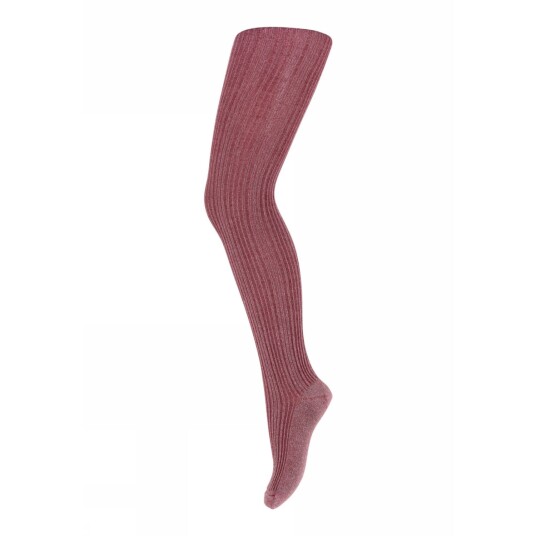 Mp Danmark Maroon Celosia Glitter Strømpebukser 80