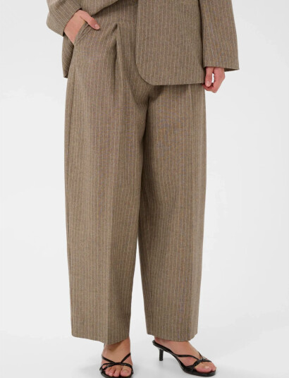 Soaked in Luxury Slginevra Pants Brown S Soaked in Luxury Slginevra Pants Brown S