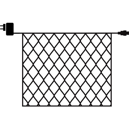 Sirius Top Line lysnett utendørs 100 varmhvite lys 2x1,5 meter startsett Sirius Top Line lysnett utendørs 100 varmhvite lys 2x1,5 meter startsett