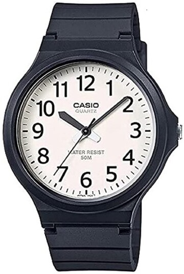 Casio Herreklokke MW 240 7BVDF Classic Hvit/Gummi Ø42 mm