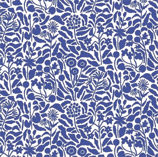 Havi Havi Napkin Niitty   Blue   24X24CM