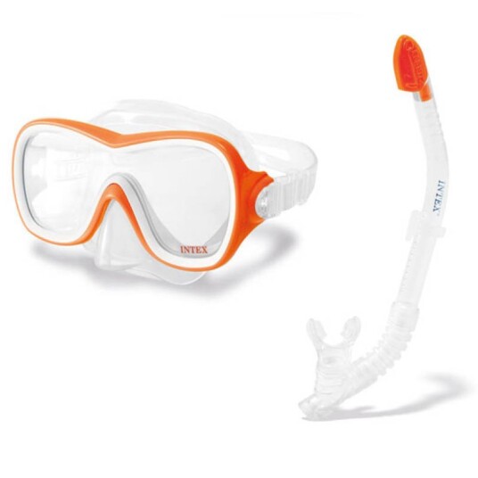 Intex Wave Rider Dykkermaske med Snorkel Oransje