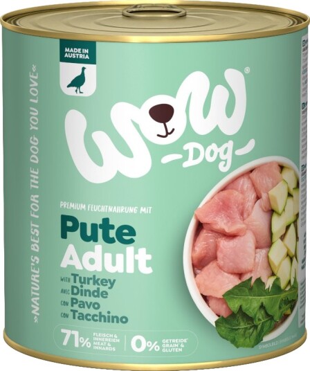 Wow Våtfôr Adult Kalkun 12 X 800 G Wow Våtfôr Adult Kalkun 12 X 800 G