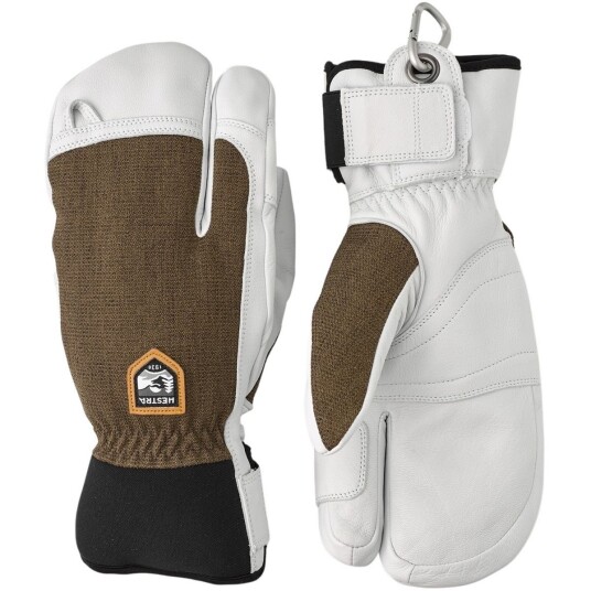 Hestra Army Leather Patrol 3-finger Skihansker Mitt Olive 10