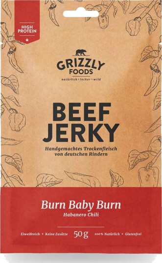 Beef Jerky Burn Baby Burn – 50 g Beef Jerky Burn Baby Burn – 50 g