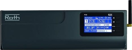 Roth Touchline Project Kontrolenh 8 Til Gulvvarmeregulering.. 8 Kanaler Med 4 Termomotorer 230V I Alt 32 Termomotorer. Ikke Wifi