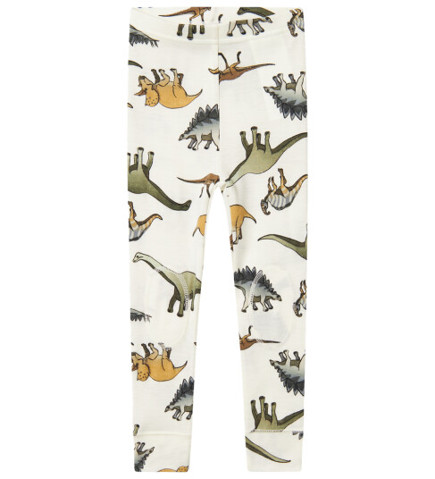 Name It Leggings Ull Noos NmmWillitus Snow White m. Dino Name It 1½ år (86) Leggings Ull Hvit