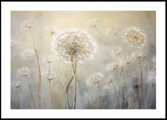 White Spring 3 Poster Plakat / 100x150cm