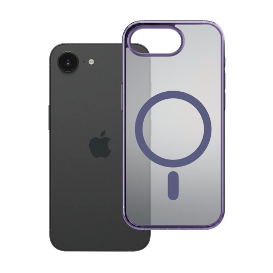3mk Frosty MagCase Deksel for iPhone 16e Lilla