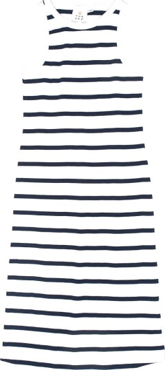 The New Tntish S_L Rib Dress White 134/140 The New Tntish S_L Rib Dress White 134/140
