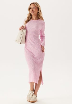 Pieces Pcflora Ls Midi Dress Roseate Spoonbill Aop:flower M
