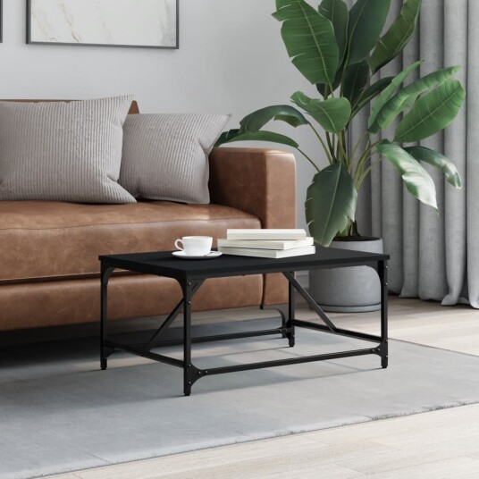 Salongbord svart 75x50x35 cm konstruert tre 8721012124851