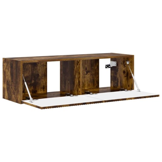 TV Veggskap Røkt eik 60 x 31 x 29.5 cm Konstruert tre