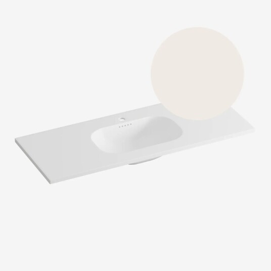 Korsbakken Nice Heldekkende Lys Beige 120cm