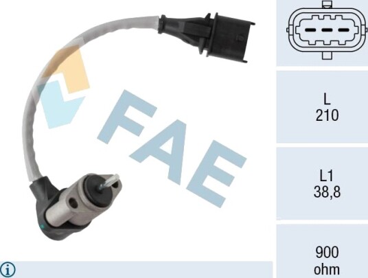 Impulsgiver, veivaksel FAE 79383 Impulsgiver, veivaksel FAE 79383