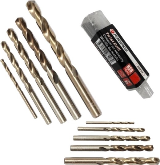 Bore Forsage Bor Til Metall 6,0 Mm Hss (10 Stk) I Plastkoffert