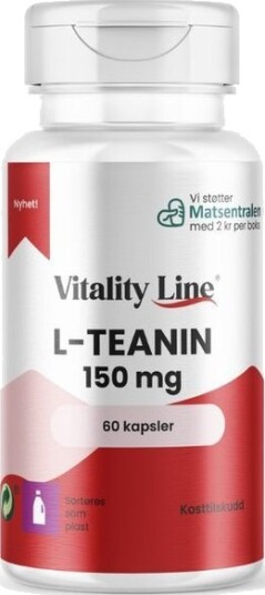 Vitality Line L Teanin 60 kapsler Vitality Line L Teanin 60 kapsler
