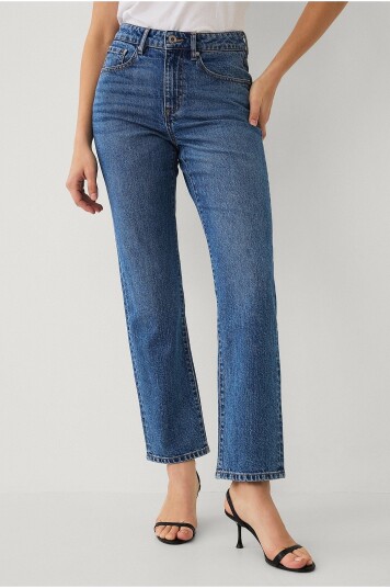 Ellos Collection Jeans med rette bein Blå