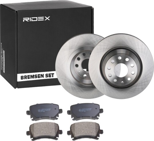Bremseskiver og -klosser RIDEX 3405B1081