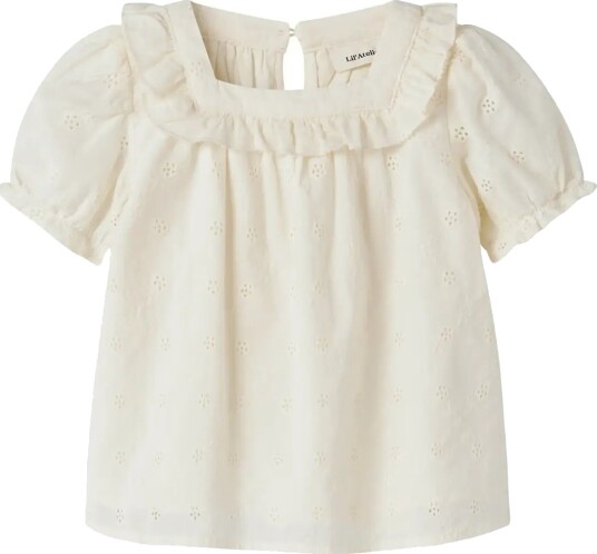 Lil"Atelier Nmfhosa Ss Loose Shirt Lil   Cream   110