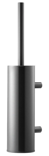 Tapwell Ta220 Toalettbørste H426mm Vegghengt Brushed Black Chrome Tapwell Ta220 Toalettbørste H426mm Vegghengt Brushed Black Chrome