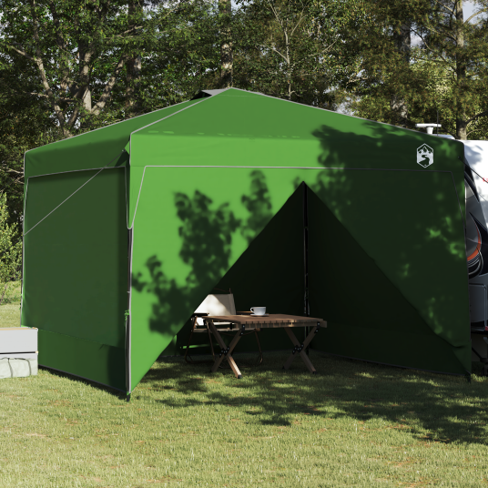 vidaXL Pop-up markise telt grønn 300 x 300 cm stoff vidaXL Pop-up markise telt grønn 300 x 300 cm stoff