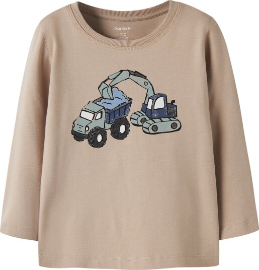 Name It Genser NmmKarke Sesam Name It 4 år (104) Genser Beige Brun