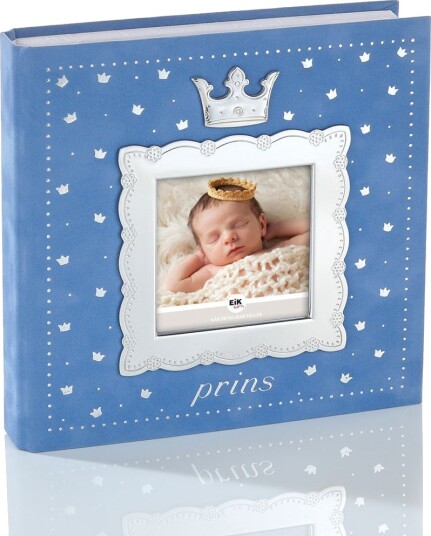 Eik Barn Prins fotoalbum til barn i lys blå
