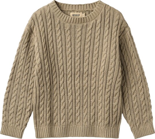 Wheat Genser Strikk Oliver Grus Wheat 2 år (92) Genser Beige