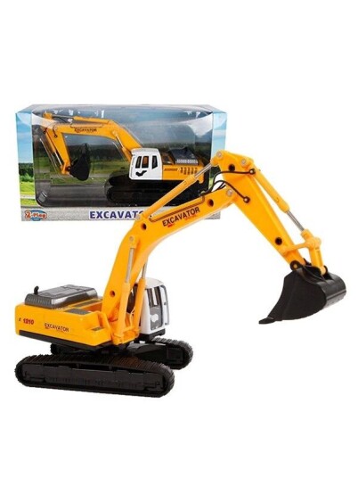 2-Play Traffic 2-Play Die-cast Excavator 22cm 2-Play Traffic 2-Play Die-cast Excavator 22cm