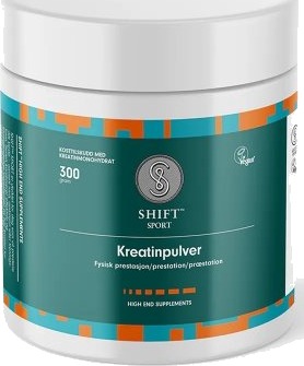 Shift Sport Kreatin 300 g pulver – 100 % kreatin monohydrat