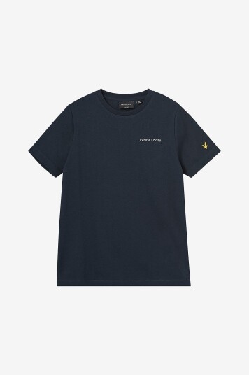 Lyle & Scott T skjorte Script Embroidered T shirt Blå Lyle & Scott T skjorte Script Embroidered T shirt Blå