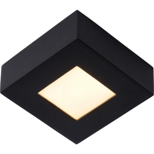 Lucide Brice Taklampe Firkantet 8W IP44 Sort Lucide Brice Taklampe Firkantet 8W IP44 Sort