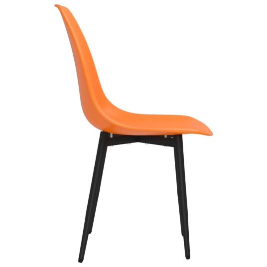 vidaXL Spisestoler 2 stk oransje PP