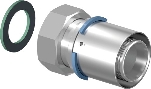 Uponor S Press kobling med union 50 G2"SN Uponor S Press kobling med union 50 G2"SN