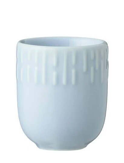 Aida Confetti Aqua Mini Kop Med Relief Porcelæn 5 Cl. Blue 