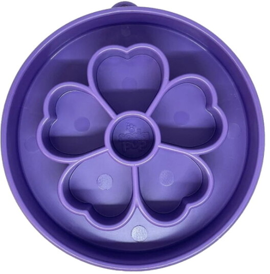 Sodapup Slow Feeder Flower Lila 20 cm