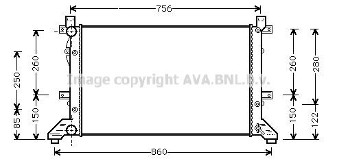 Radiator AVA Clever Choice VNA2155 Radiator AVA Clever Choice VNA2155