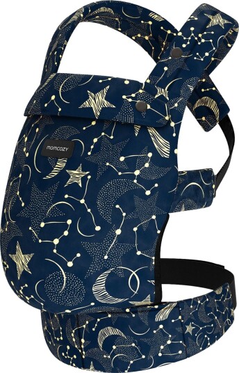 Momcozy Newborn To Toddler Cotton Soft Structured Carrier Starry Night Navy 