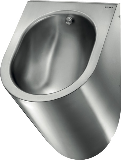 VEGGMONTERT URINAL I RUSTFRITT STÅL TILKOBLING BAK Rustfritt stål VEGGMONTERT URINAL I RUSTFRITT STÅL TILKOBLING BAK Rustfritt stål