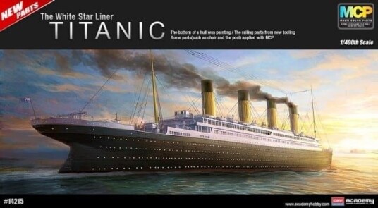 Academy 1/400 R.M.S Titanic The White Star Liner MCP