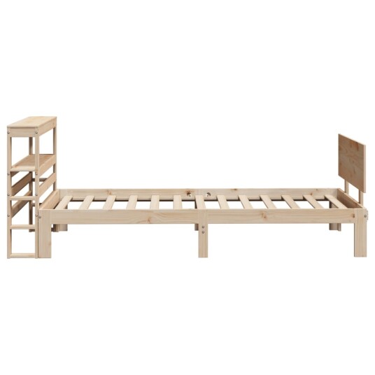 Sengeramme med hodegavl 90x190 cm heltre furu 3306072 Sengeramme med hodegavl 90x190 cm heltre furu 3306072