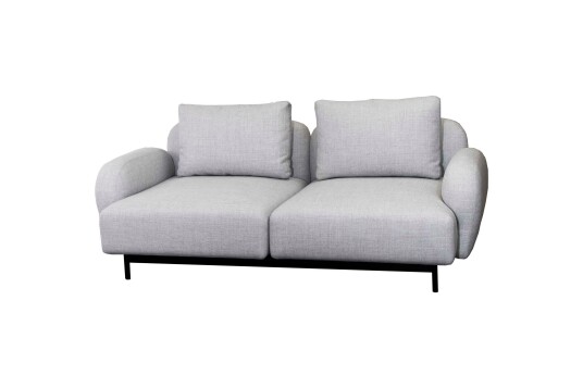 Cane line Aura 2 seter sofa Light grey Grå