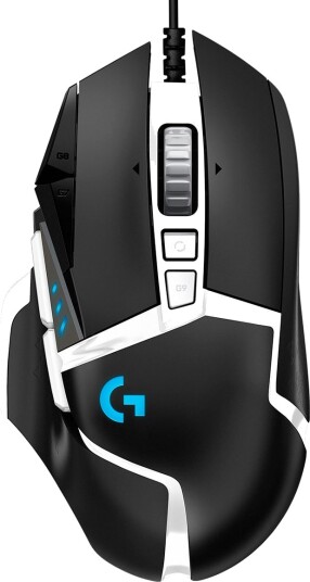 Logitech G502 Hero SE Gamingmus Svart Hvit
