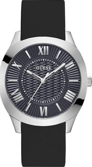 Guess Herreklokke GW0728G1 Arc Sort/Gummi Ø44 mm