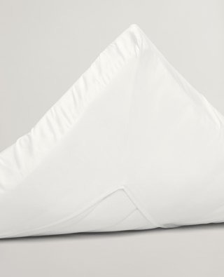 Gant Konvoluttlaken i sateng til dobbeltseng WHITE 150X200/8