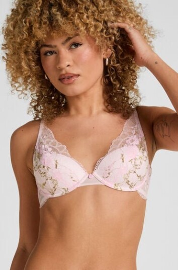 Hunkemöller Miri Polstret Bøyle BH med Blonde Rosa
