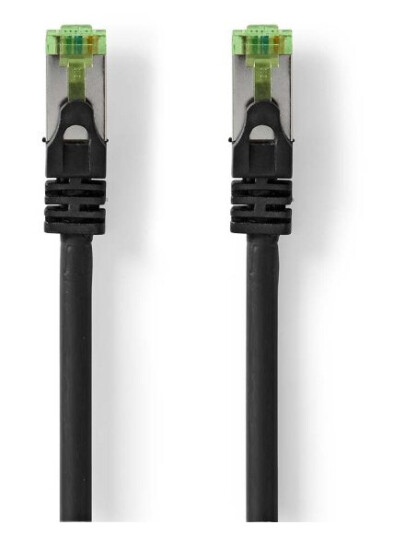 Nedis CAT7 S/FTP 10m Snagless Nettverkskabel Svart