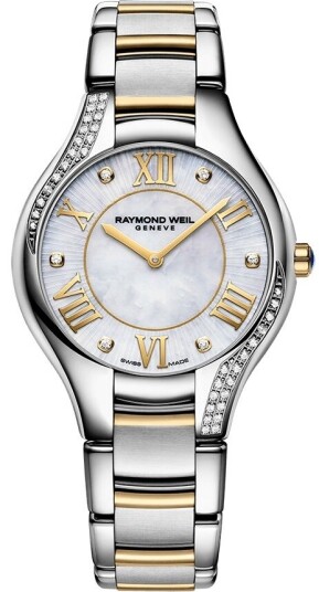 Raymond Weil Dameklokke 5132 S1P 00966 Noemia Hvit/Stål Ø32 mm