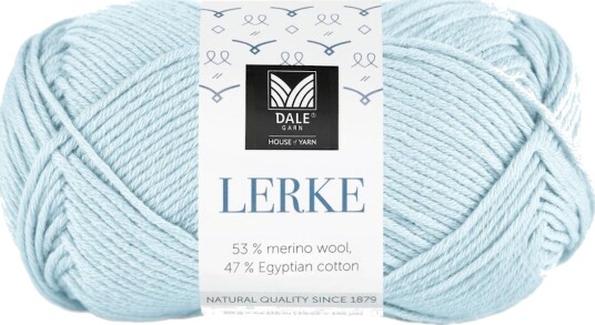 Dale Garn Lerke Lys-Blå 8179, 50g